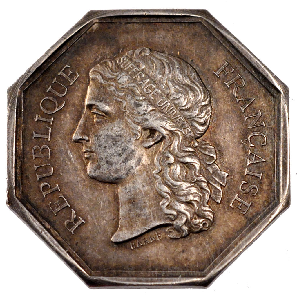 France, Trades, Token, EF(40-45), Silver, 16.52