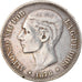 Moneta, Hiszpania, Alfonso XII, 5 Pesetas, 1878, Madrid, VF(30-35), Srebro