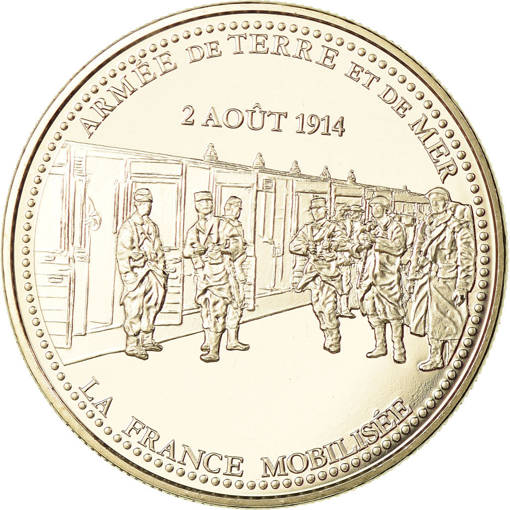 França, Medal, Première Guerre Mondiale, Armée de Terre et de Mer, MS(65-70)