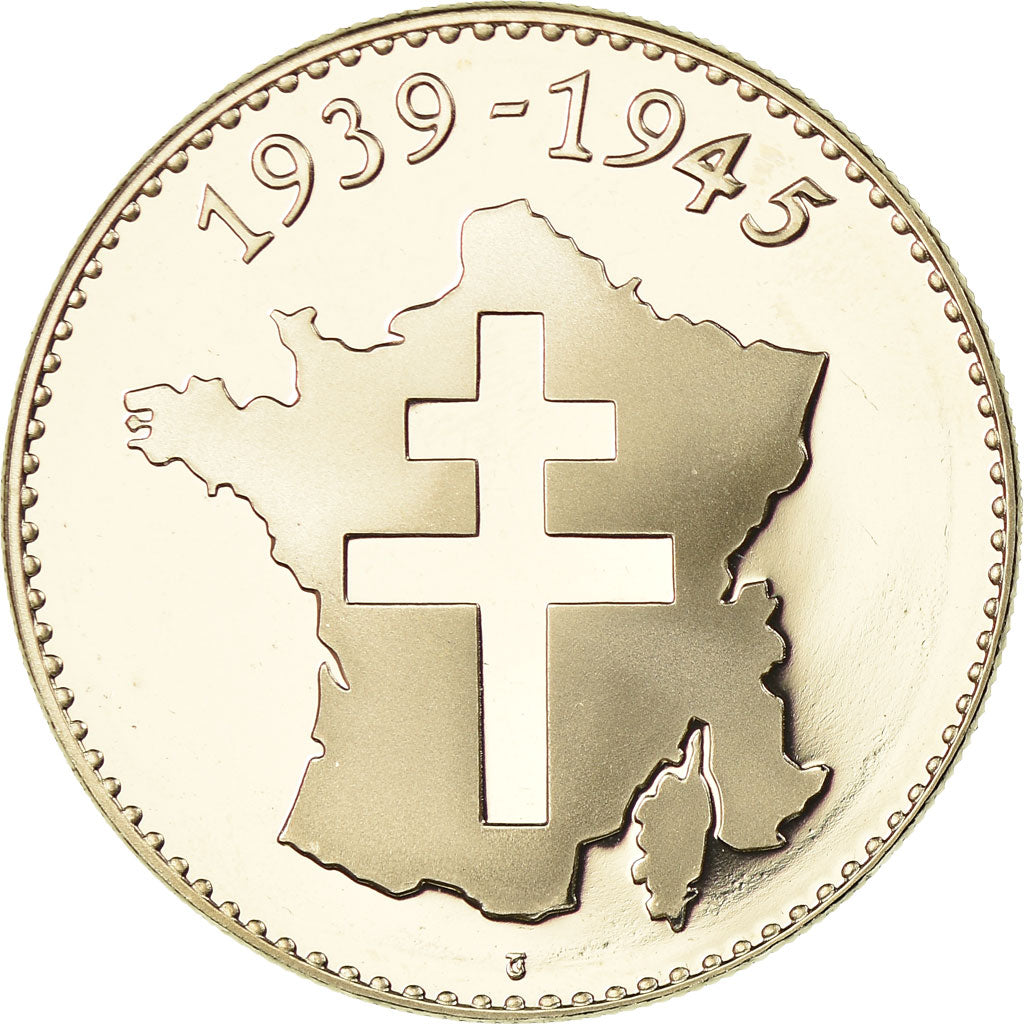 Francia, medaglia, Seconde Guerre Mondiale, Les Accords de Yalta, FDC