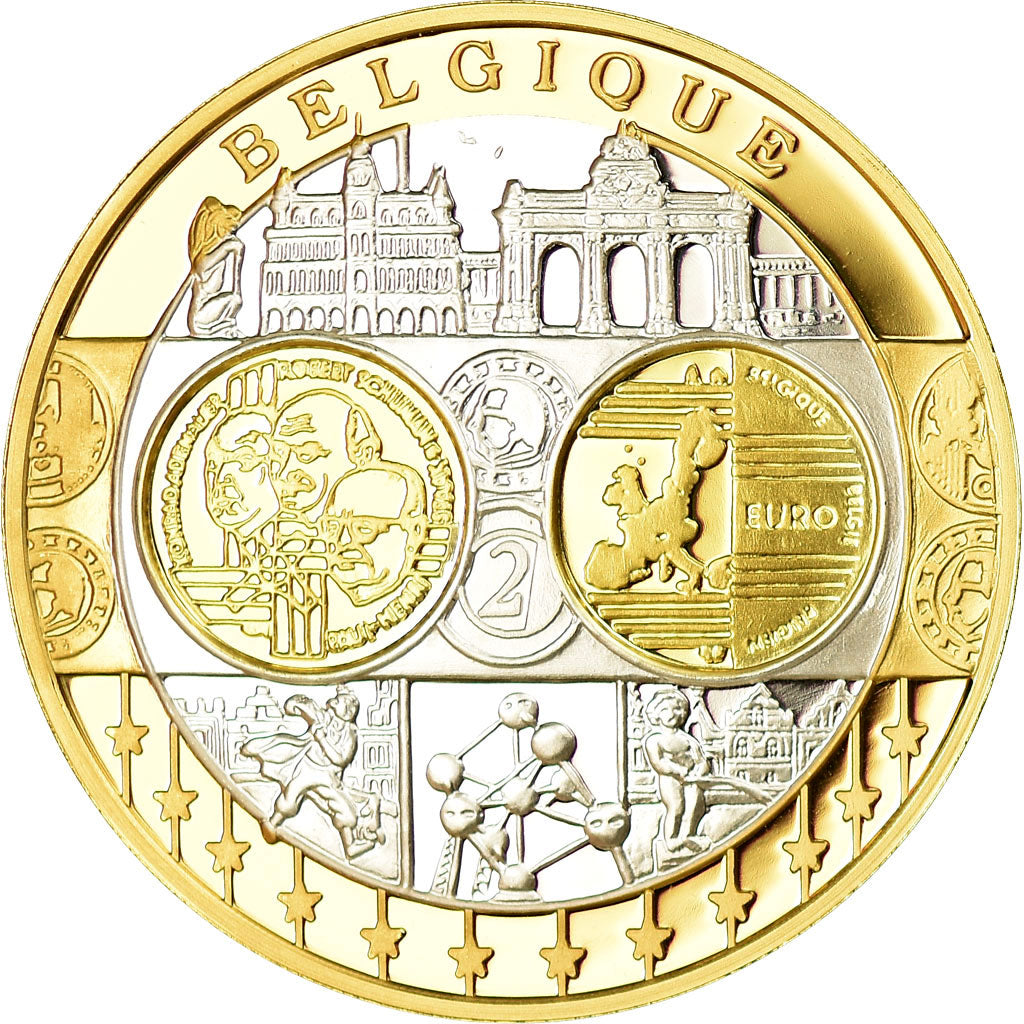 Belgique, Médaille, Euro, Europa, FDC, Argent
