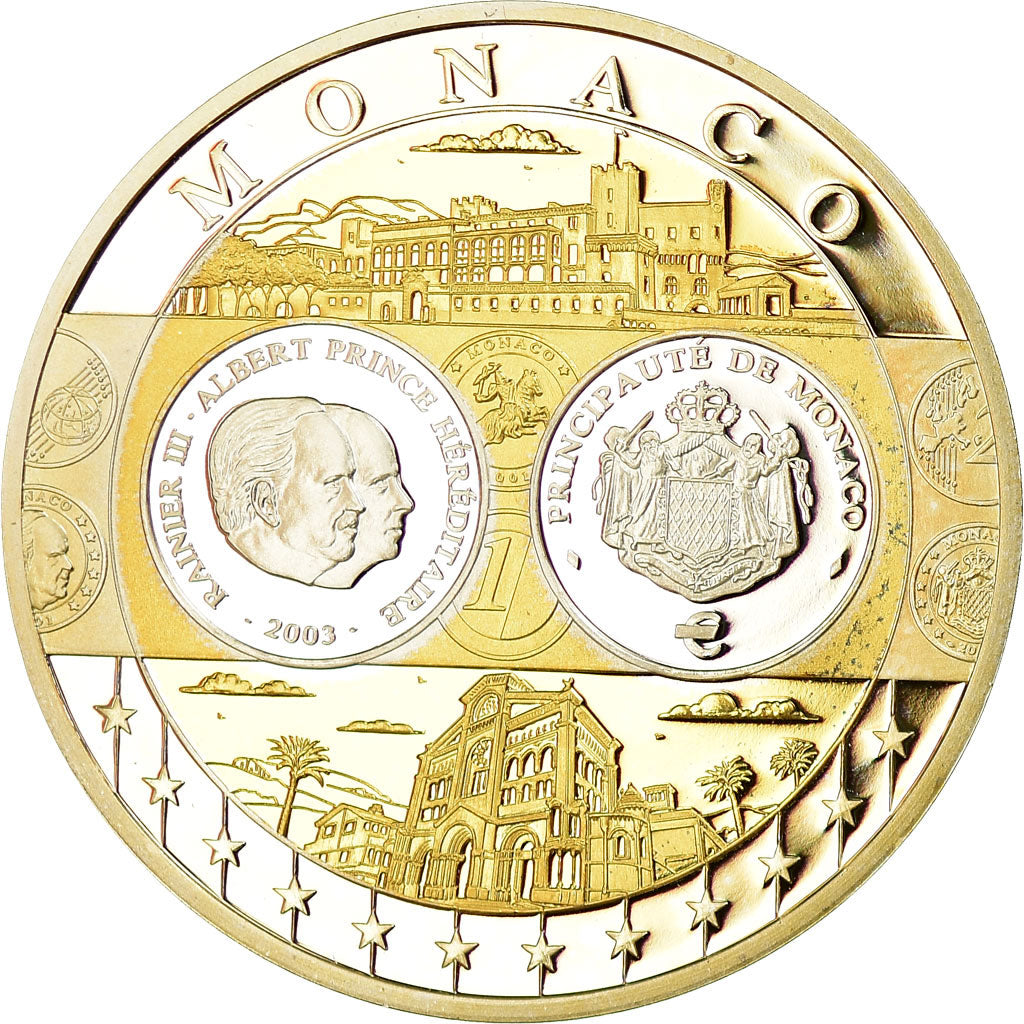 Monaco, Medaille, L'Europe, Monaco, STGL, Silber