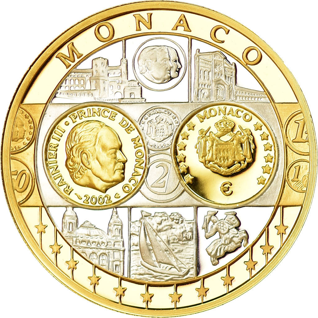 Monaco, Medaille, L'Europe, Monaco, STGL, Silber