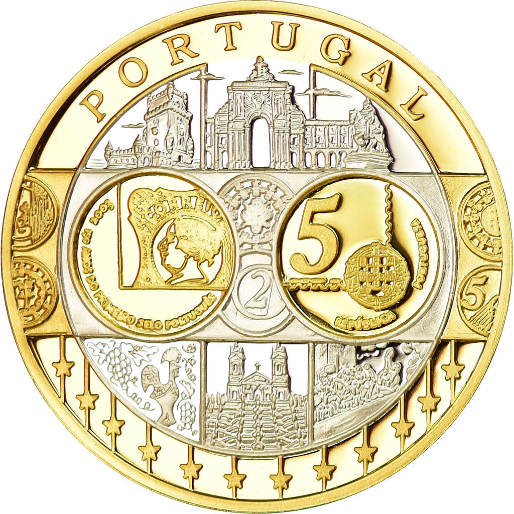 Portugal, Médaille, Euro, Europa, FDC, Argent