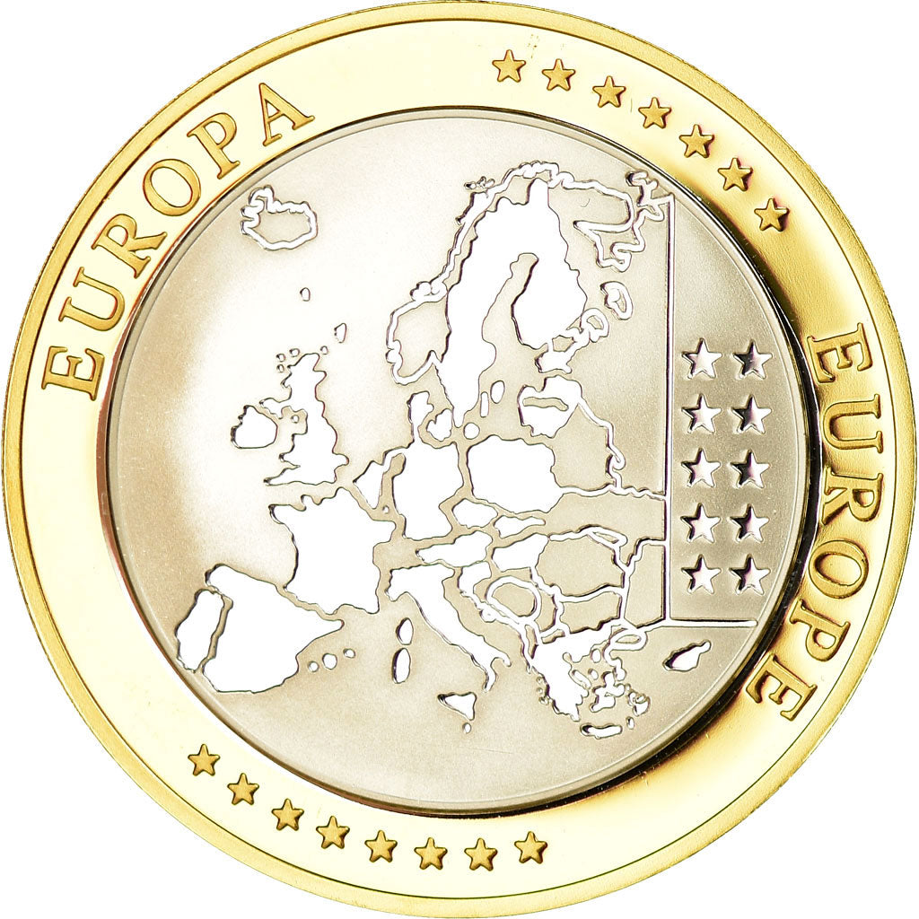 Portugal, Médaille, Euro, Europa, FDC, Argent