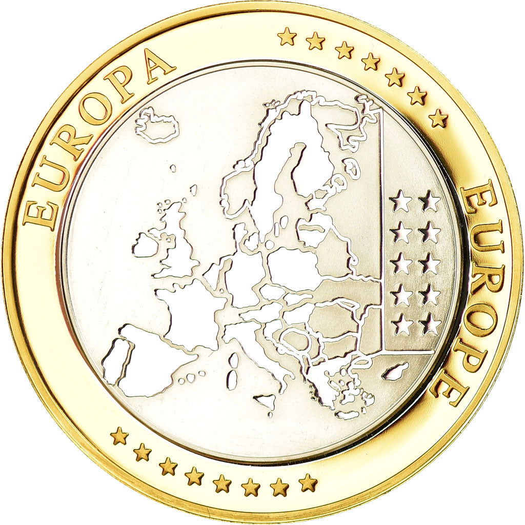 Italy, Medal, Euro, Europa, MS(65-70), Silver