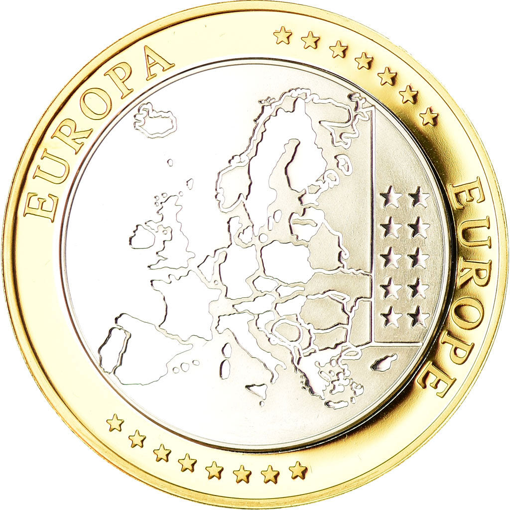 Spagna, medaglia, Euro, Europa, FDC, Argento