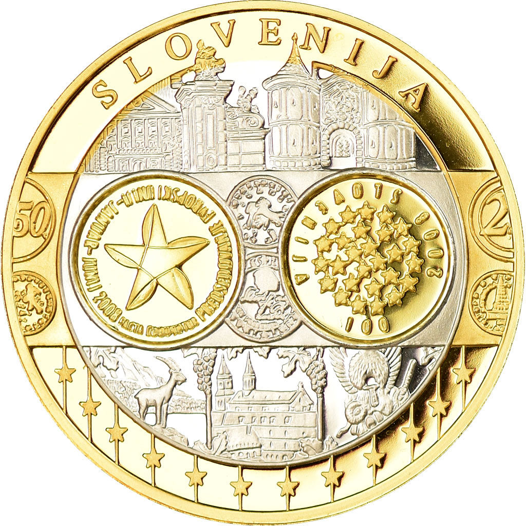 Slovenië, Medaille, Euro, Europa, FDC, Zilver