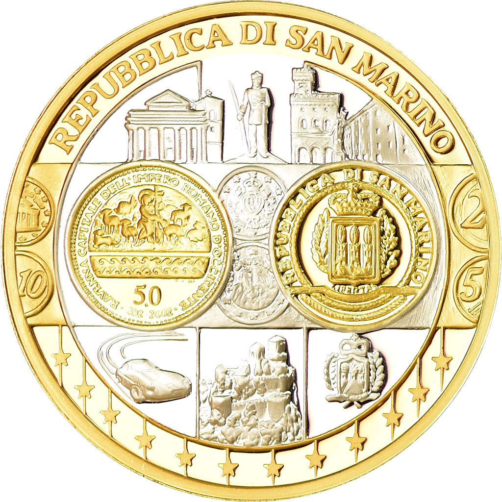 San Marino, Medal, Euro, Europa, MS(65-70), Silver