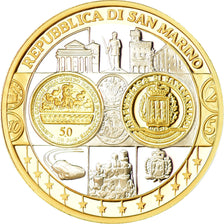 San Marino, Medal, Euro, Europa, MS(65-70), Silver