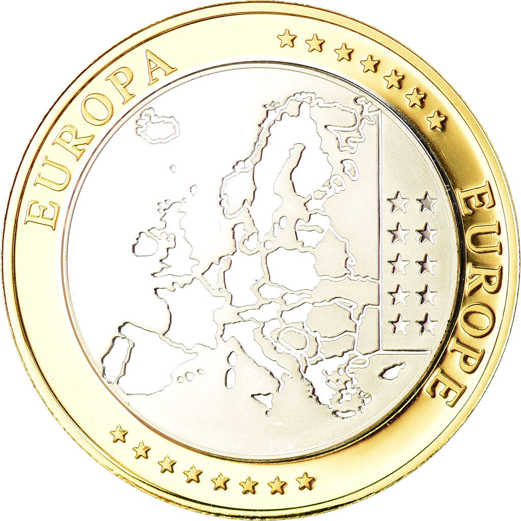 Slovakia, Medal, Euro, Europa, MS(65-70), Silver