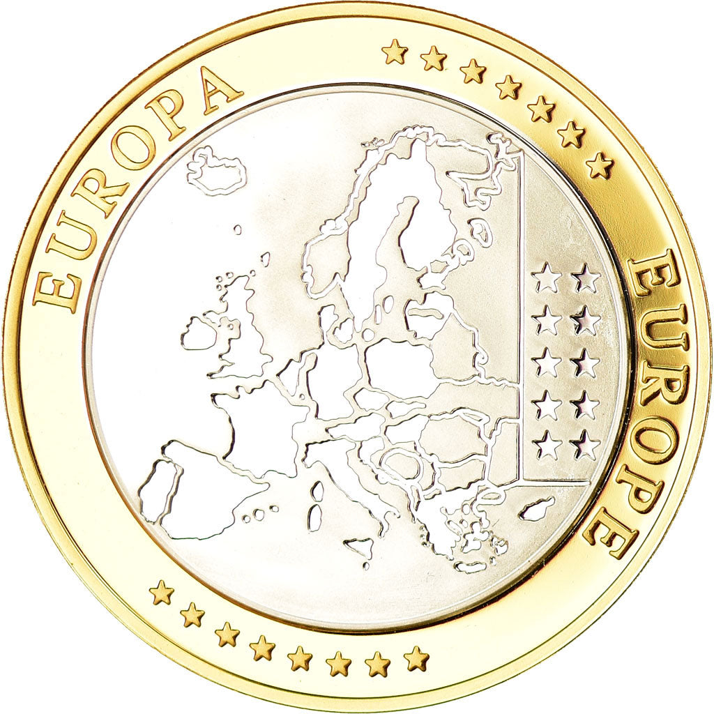 Watykan, Medal, L'Europe, Vatican, MS(65-70), Srebro