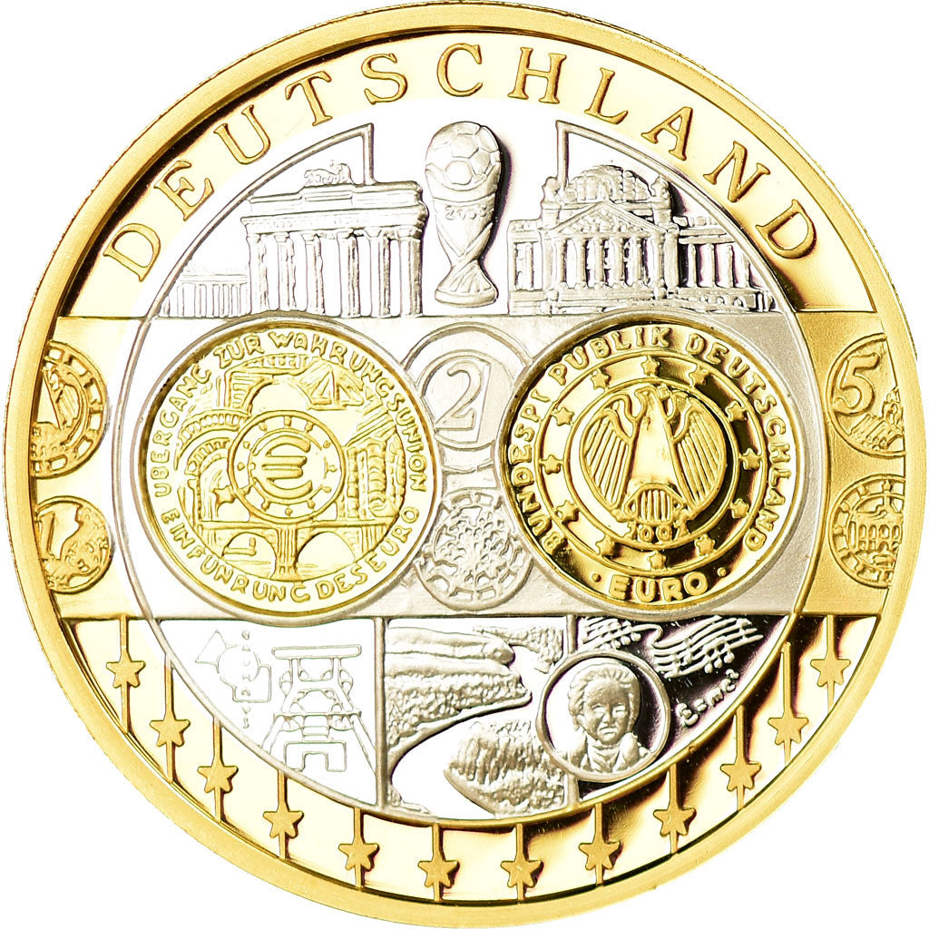 Germany, Medal, Euro, Europa, MS(65-70), Silver