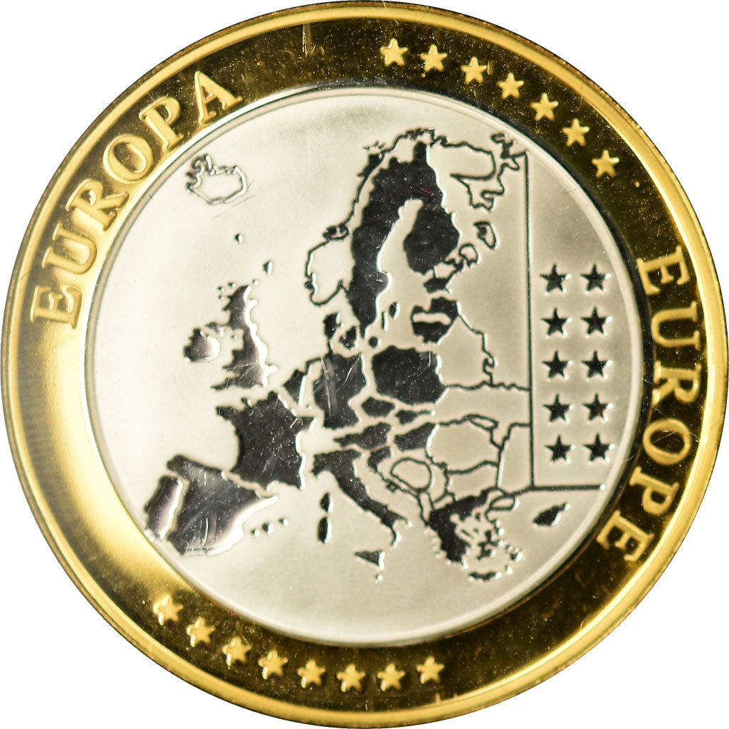Greece, Medal, Euro, Europa, MS(65-70), Silver