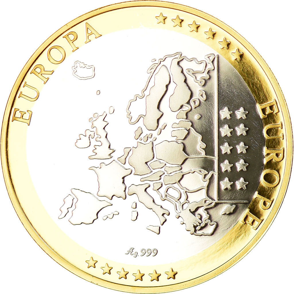 Finlande, Médaille, Euro, Europa, FDC, Argent