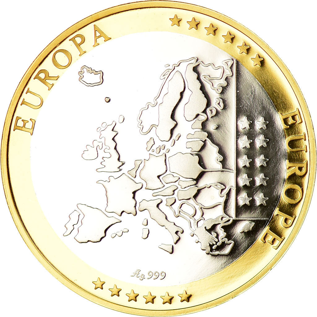 Chypre, Médaille, Euro, Europa, FDC, Argent
