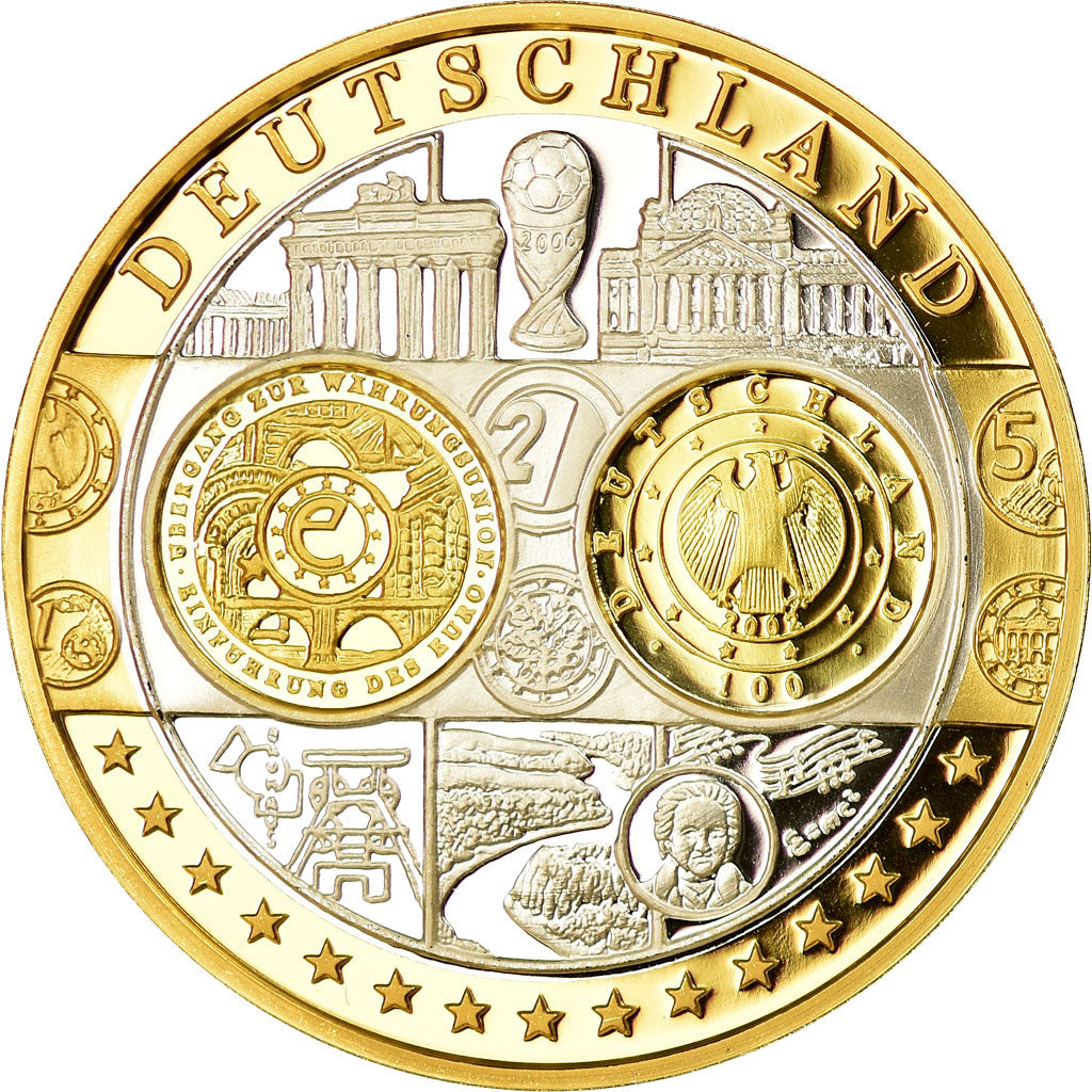 Germany, Medal, Euro, Europa, MS(65-70), Silver