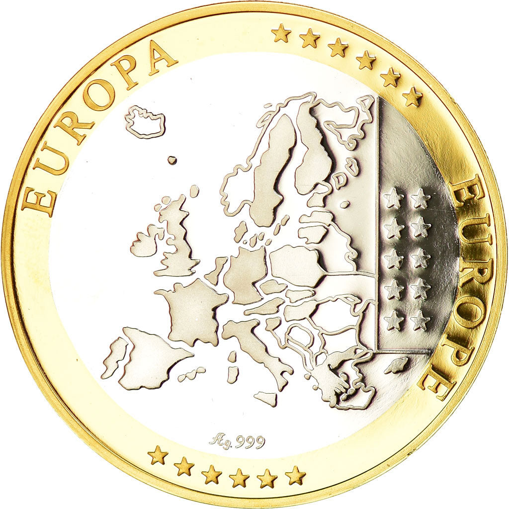 Germany, Medal, Euro, Europa, MS(65-70), Silver