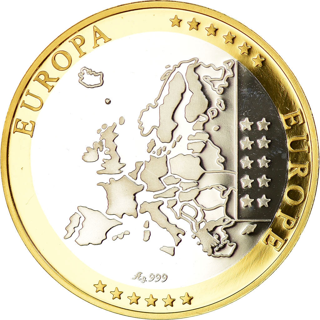 Luxembourg, Médaille, Euro, Europa, FDC, Argent