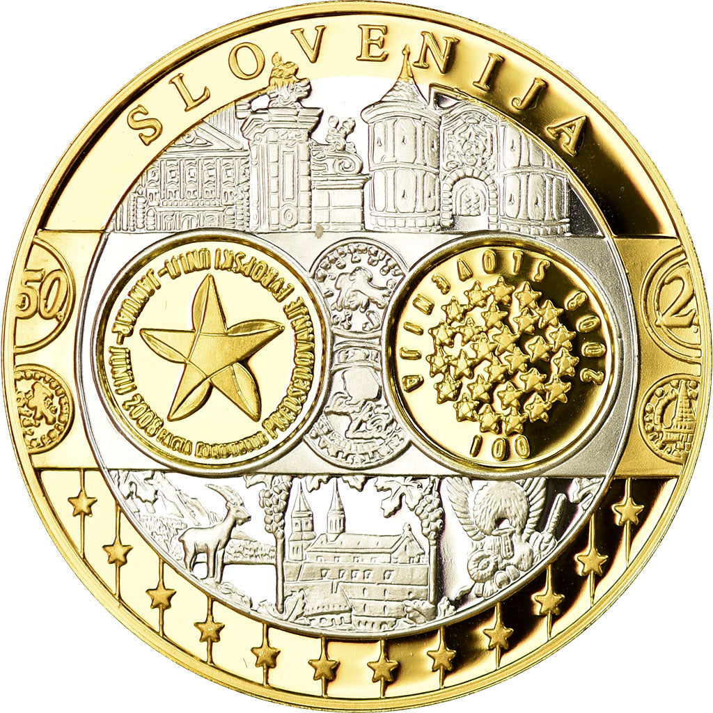Slovénie, Médaille, Euro, Europa, FDC, Argent