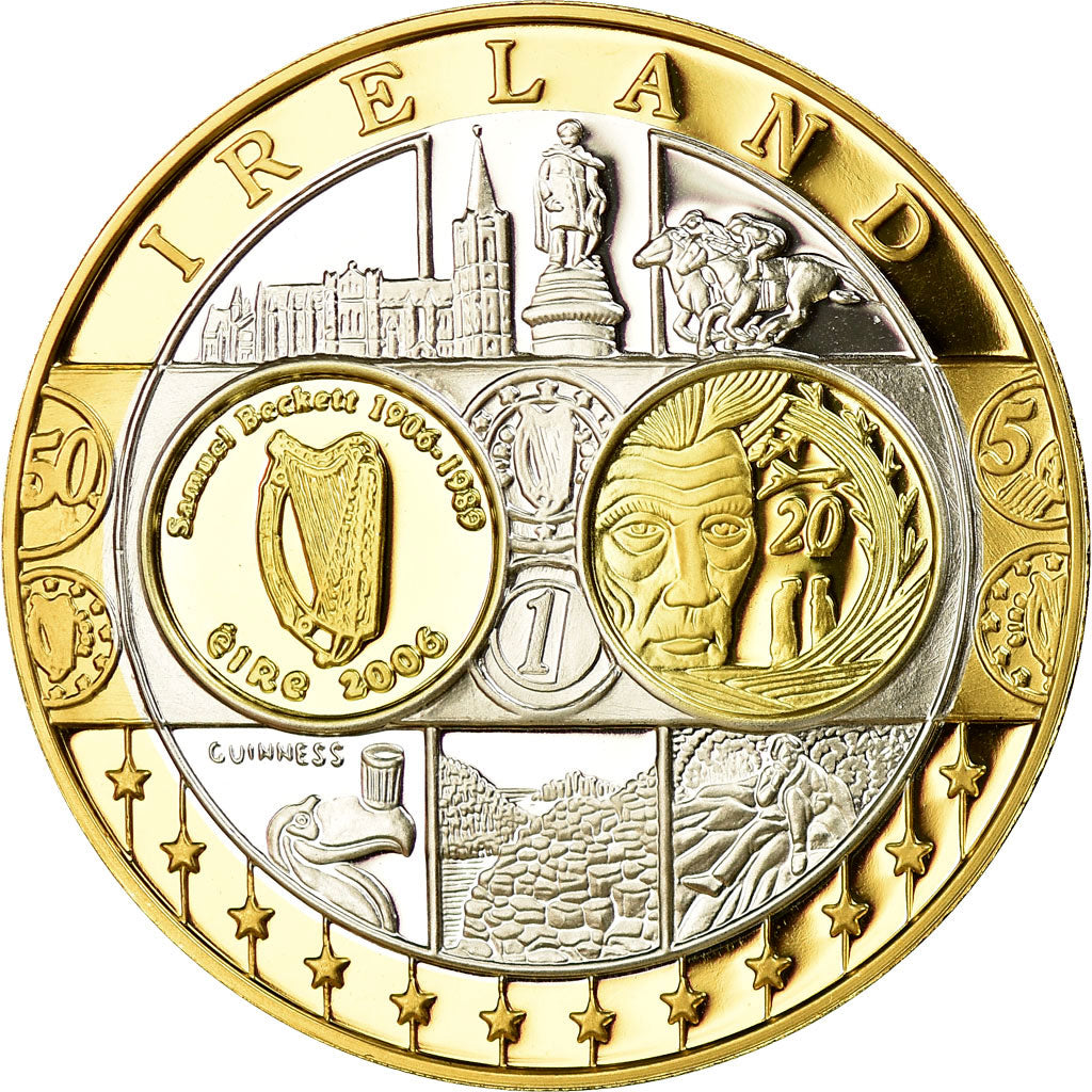 Ireland, Medal, Euro, Europa, MS(65-70), Silver