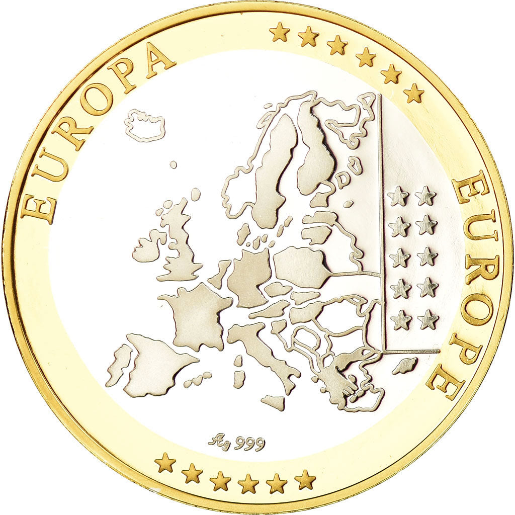 Grèce, Médaille, Euro, Europa, FDC, Argent