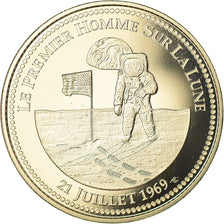 France, Médaille, Apollo 11, Le Premier Homme sur la Lune, FDC, Copper-nickel