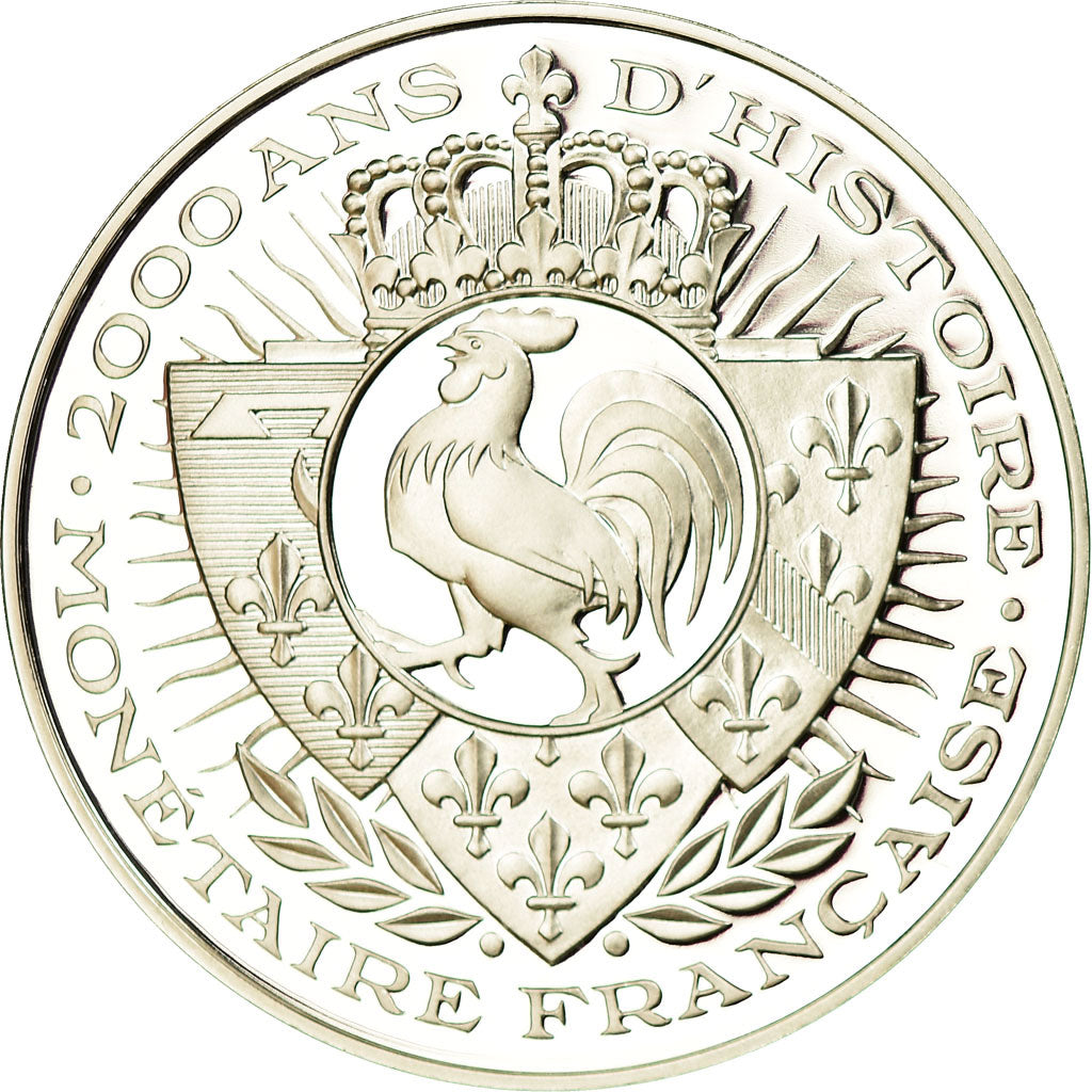 France, Medal, 2000 Ans d'Histoire Monétaire, Louis d'Or, MS(65-70), Silver