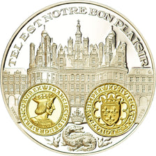 France, Medal, 2000 Ans d'Histoire Monétaire, Teston François Ier, MS(65-70)