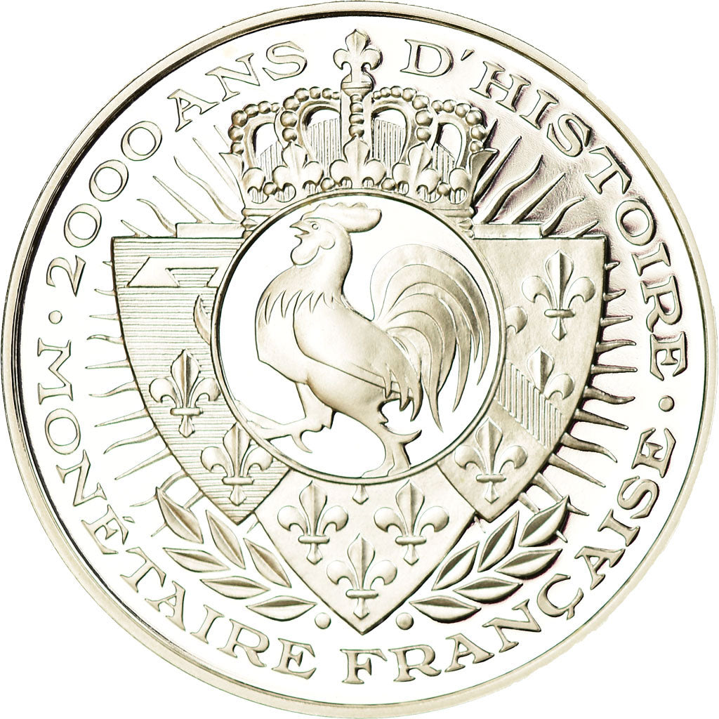 France, Médaille, 2000 Ans d'Histoire Monétaire, La Gaule, Vercingétorix