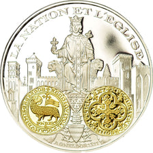 France, Medal, 2000 Ans d'Histoire Monétaire, Agnel d'Or, MS(65-70), Silver