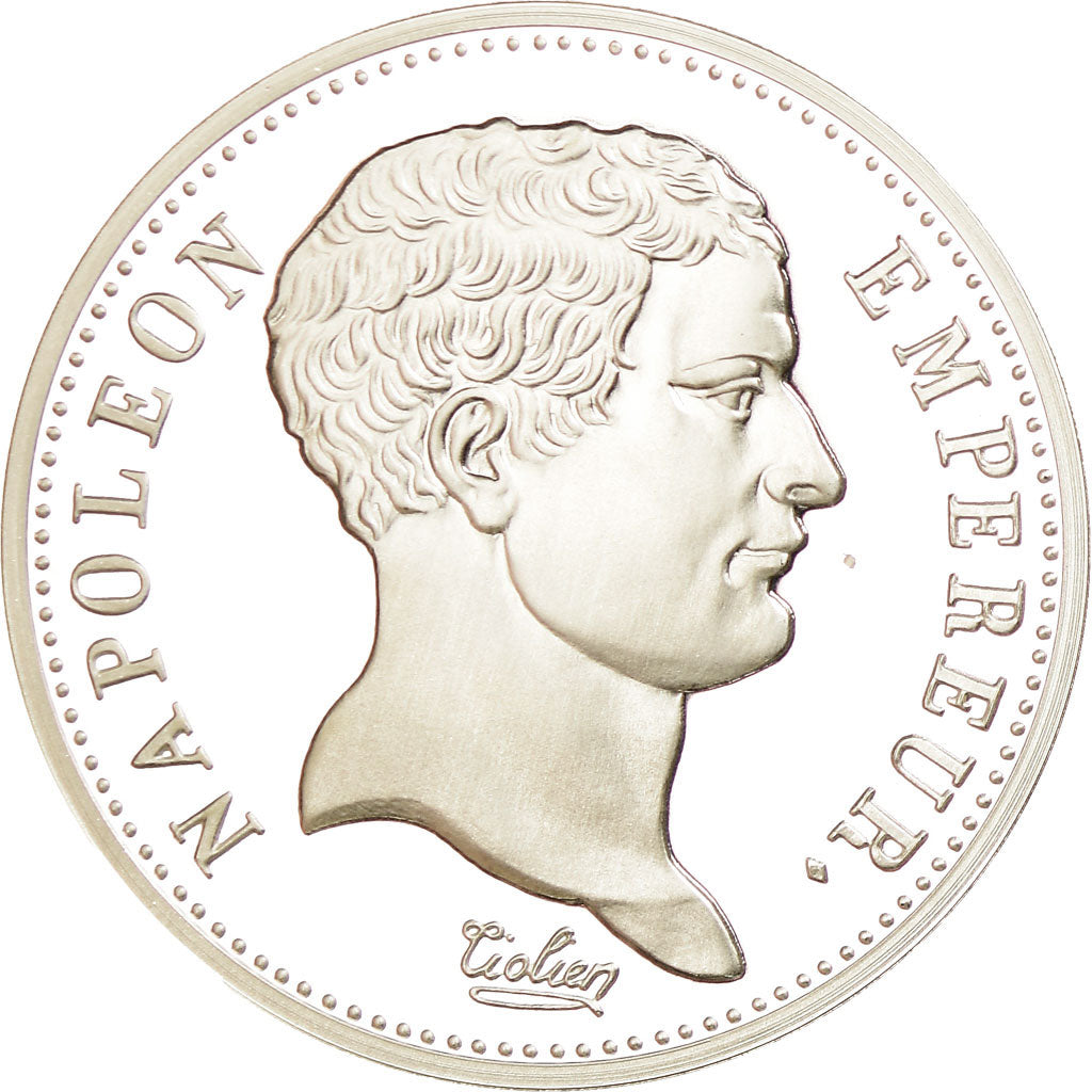 France, Médaille, Reproduction de la 2 Francs Napoléon Tête de Nègre, FDC