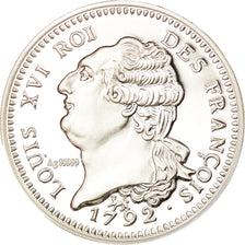 Francia, medaglia, Reproduction du Louis d'Or au Génie 1792, FDC, Argento