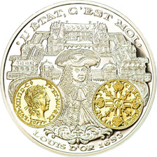 France, Médaille, 2000 Ans d'Histoire Monétaire, Louis d'Or, FDC, Argent
