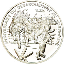 France, Medal, 1939-1945, Débarquement de Normandie, MS(65-70), Silver