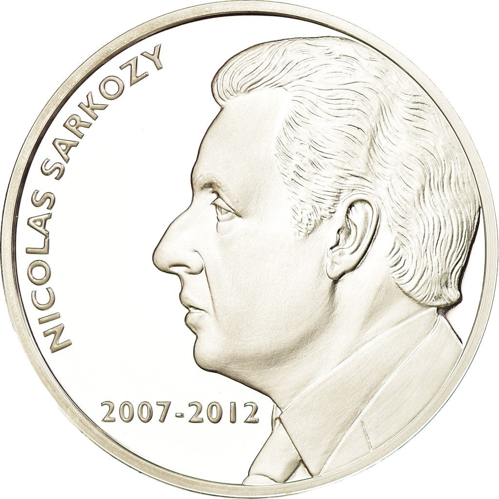 France, Medal, Nicolas Sarkozy, Président de la République, 2012, MS(65-70)