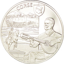 Francia, medalla, Régions de France, Corse, FDC, Plata