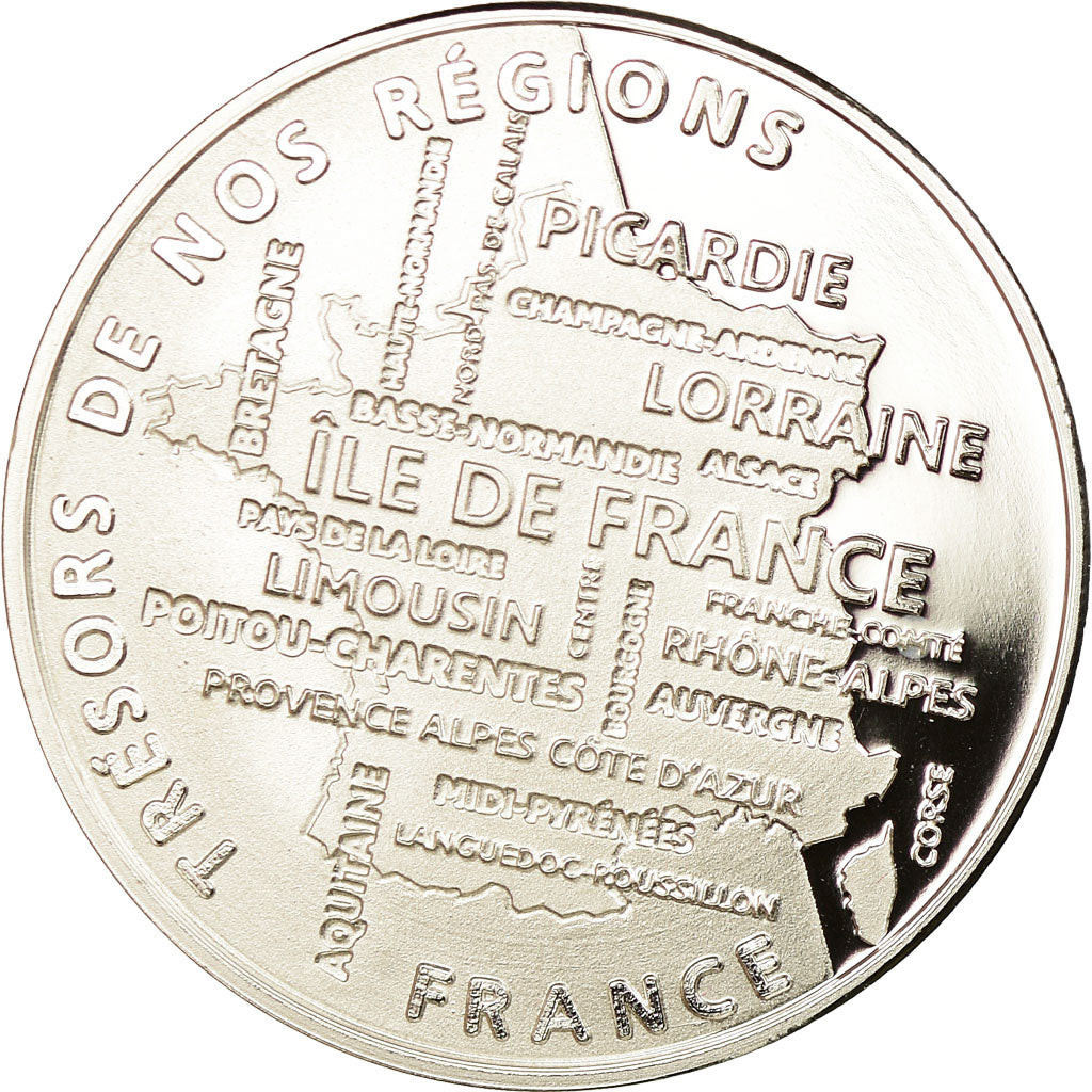 Francia, medalla, Nos Région, Ile de France, FDC, Plata