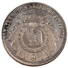 France, Notary, Token, 1807, MS(60-62), Silver, Lerouge #392, 11.98