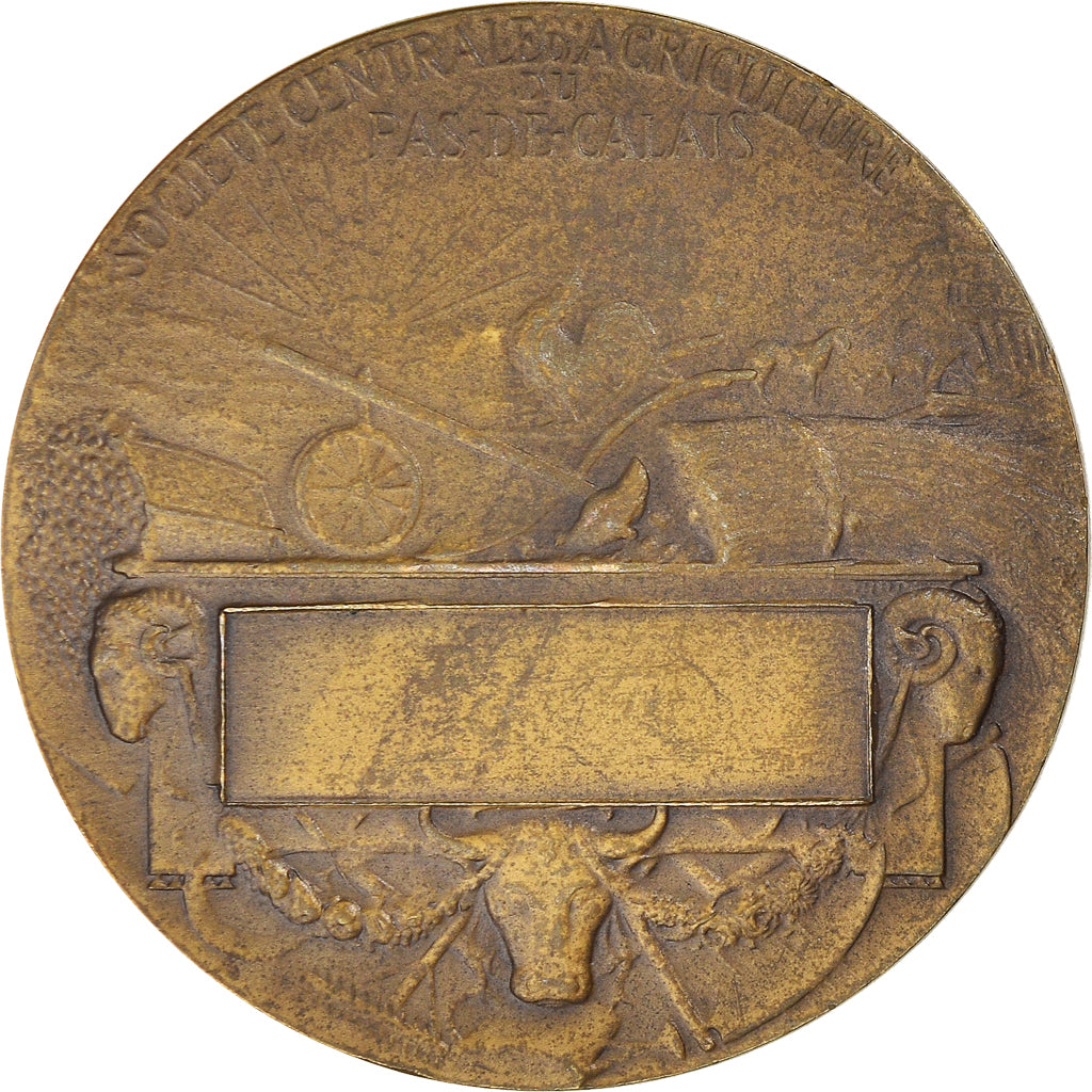 France, Médaille, Société Centrale d'Agriculture du Pas-de-Calais, Abel