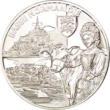 France, Medal, Nos Régions, Basse Normandie, MS(65-70), Silver
