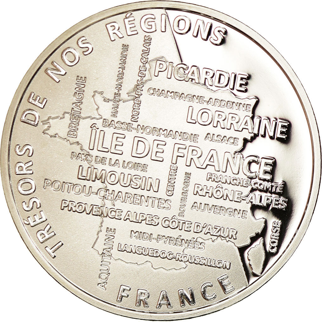 France, Medal, Nos Régions, Haute Normandie, MS(65-70), Silver
