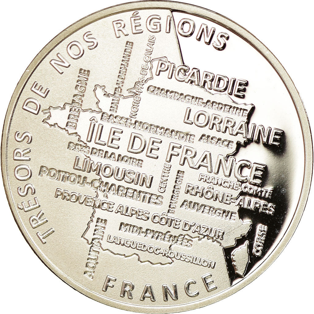 France, Medal, Nos Régions, Picardie, MS(65-70), Silver