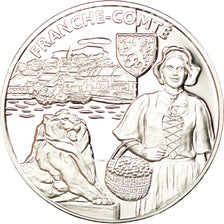 France, Medal, Nos Régions, Franche-Comté, MS(65-70), Silver