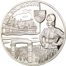 France, Medal, Nos Régions, Bourgogne, MS(65-70), Silver