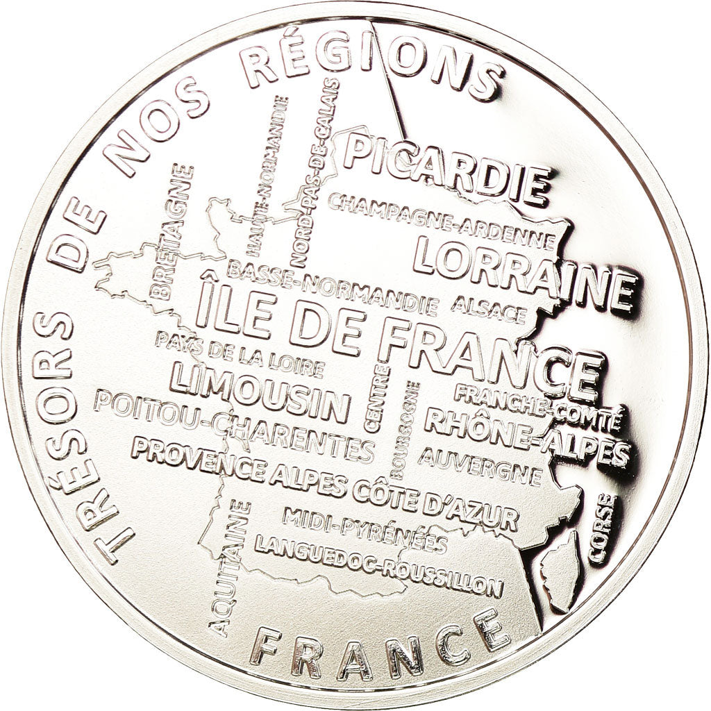 France, Medal, Nos Régions, Poitou-Charentes, MS(65-70), Silver