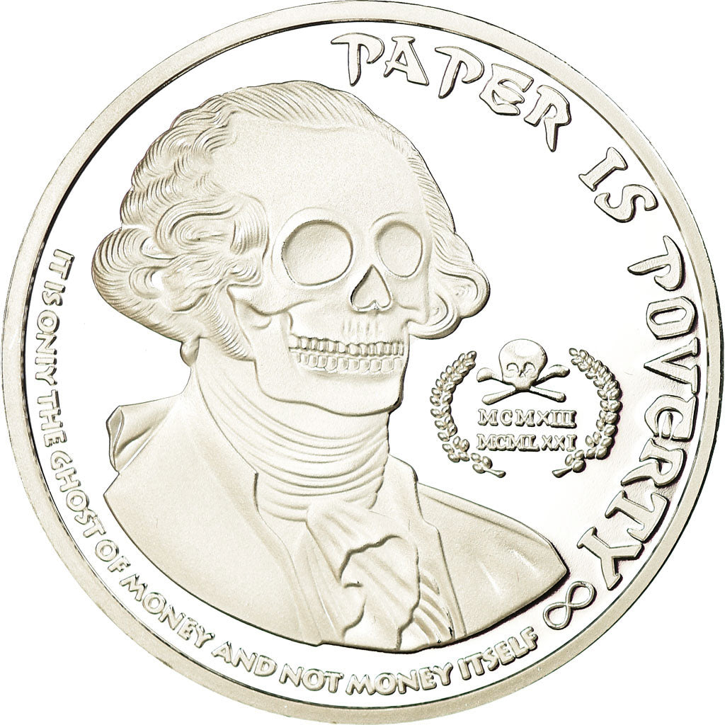 Estados Unidos de América, medalla, Oppose Tyranny, Restore Liberty, Skull