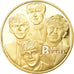United Kingdom , Medal, Musique, Les Beattles, MS(65-70), Copper Gilt