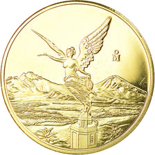 Mexique, Médaille, The Angel of Independance, FDC, Copper Gilt