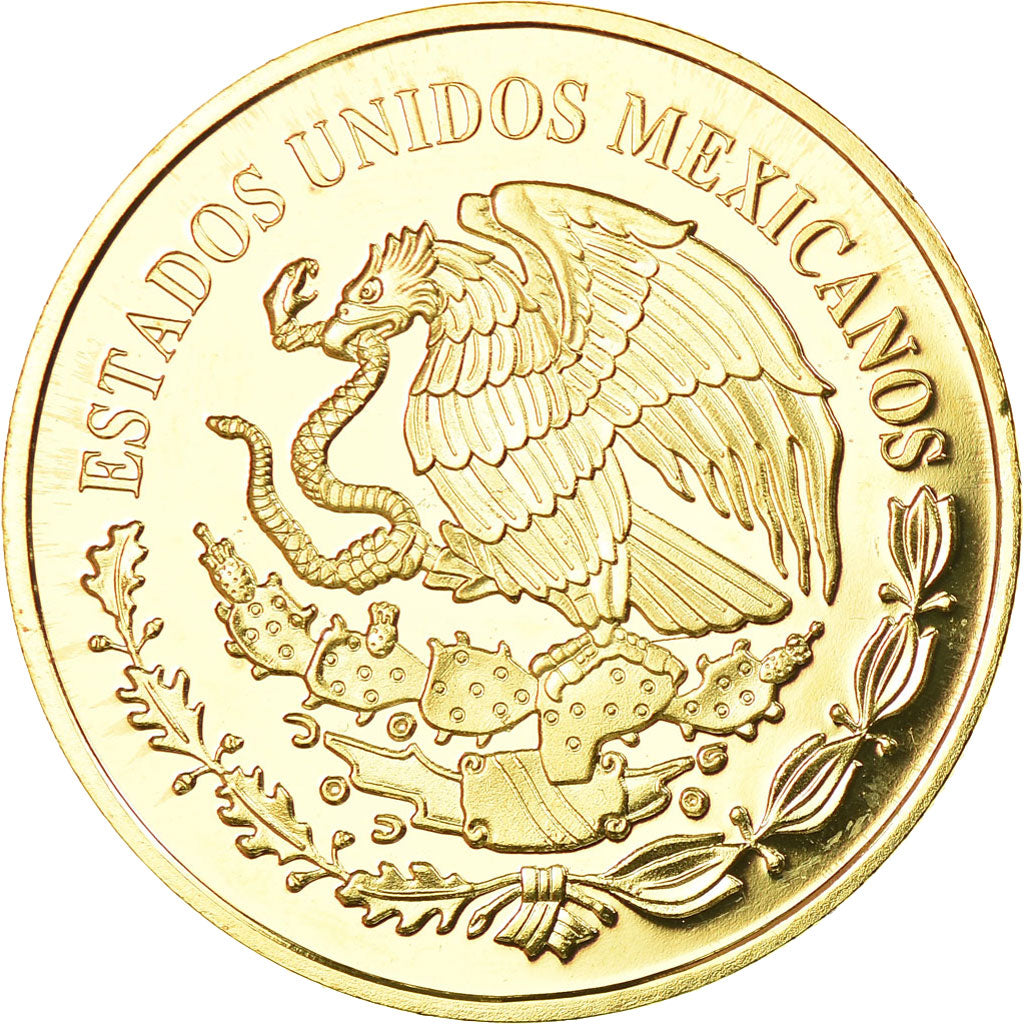 Mexique, Médaille, The Angel of Independance, FDC, Copper Gilt